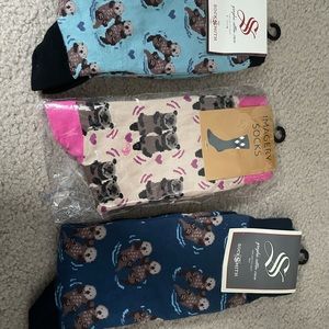 3 pairs otter socks